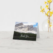 山湖感謝カード2 カード (黄色い花)