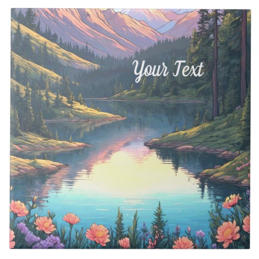 山湖 タイル (正面)