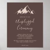 山澄ん国のプラグ抜き式標識 ポスター (正面)