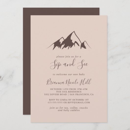 山澄ん国の園区と参照 招待状 (正面/裏面)