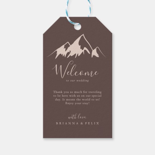 山澄ん国の結婚式 ギフトタグ (正面)