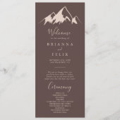 山澄ん国ウエディングプログラム プログラム (正面)