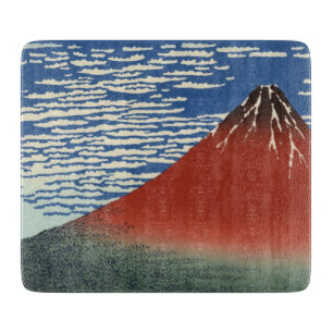山澄ん富士（赤富士）（北斎） カッティングボード