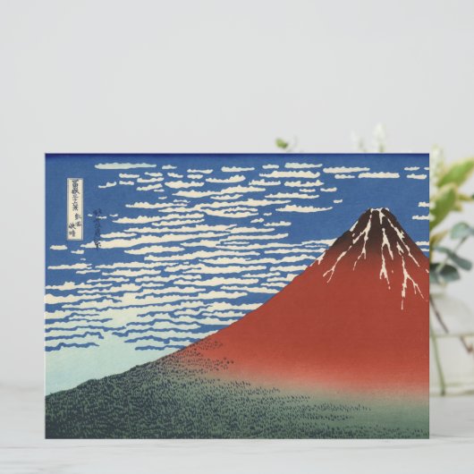 山澄ん富士（赤富士）（北斎） カード (スタンド正面)