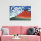 山澄ん富士（赤富士）（北斎） キャンバスプリント (インサイチュ (リビング))