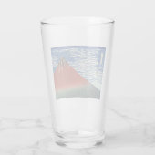 山澄ん富士（赤富士）（北斎） タンブラーグラス (裏面)