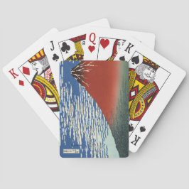 山澄ん富士（赤富士）（北斎） トランプ