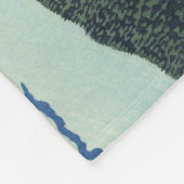 山澄ん富士(赤富士)(北斎) フリースブランケット (角)