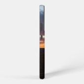 山火事の上のサンセット Samsung スマートフォンケース Galaxyケース (右側面)