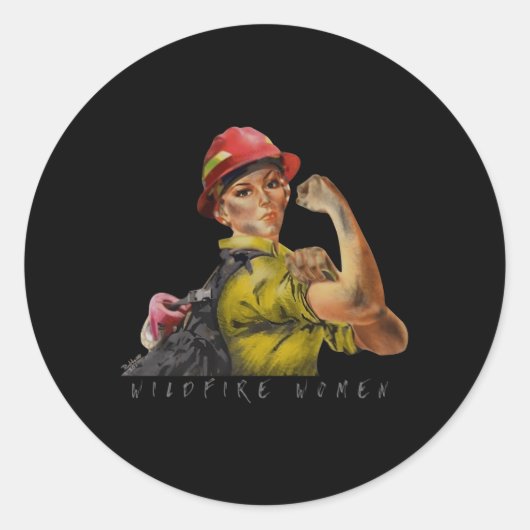 山火事の開裂 ラウンドシール (正面)