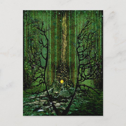 山火：祈りの言葉 ポストカード (正面)