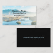 山灯台かわいらしビジシンプルネス 名刺 (正面/裏面)