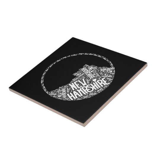 . .山焼き瓦の老人 タイル (側面)