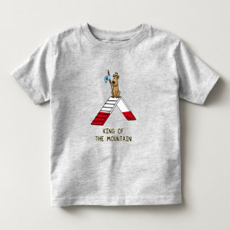 山犬の敏捷性のチャンピオンキングおもしろい トドラーTシャツ