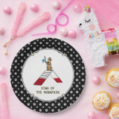 山犬の敏捷性のチャンピオンキングおもしろい ペーパープレート (パーティー)