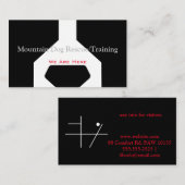 山犬の救助/訓練 名刺 (正面/裏面)