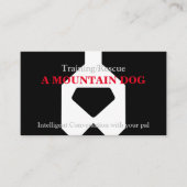 山犬訓練 名刺 (正面)