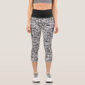 山猫の名所と蘭の花 カプリレギンス (正面)