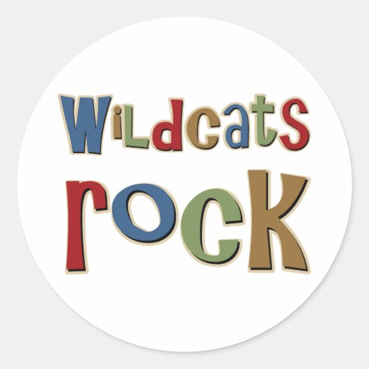 山猫の石 ラウンドシール (正面)