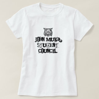 山猫、ジョンMuirの生徒会 Tシャツ