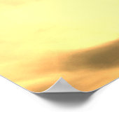 山登りの美しい景色 ポスター (角)