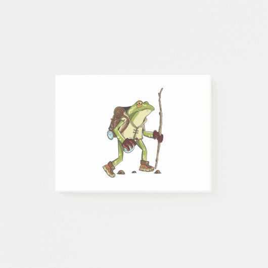 山登りカエル ポストイット (正面)
