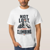 山登りグラフィックTシャツ Tシャツ (正面)