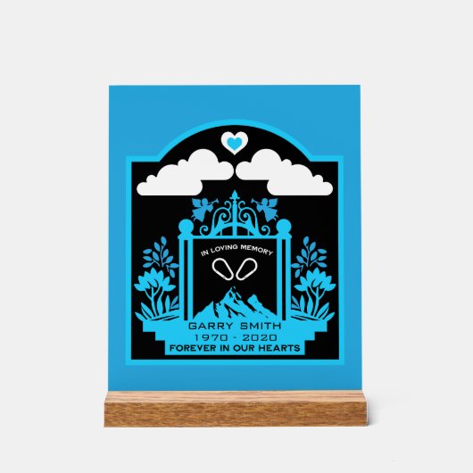 山登り記念品 アクリルサイン (正面)