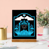 山登り記念品 アクリルサイン (ウェディング)