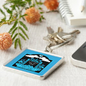 山登り記念品 キーホルダー (側面)