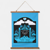 山登り記念品 吊り下げ型タペストリー (正面)