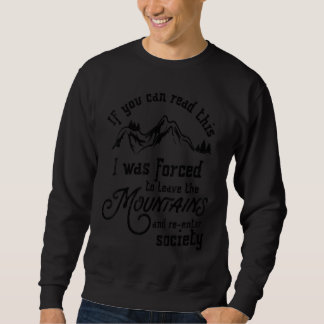 山登り ハイキング 自然 アウトドア キャンパー 登山者 スウェットシャツ
