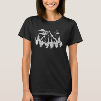 山登り 自然 登山 Tシャツ