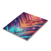 山白熱［赤熱］光を放つ形 タイル (側面)