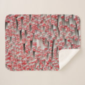 山積みの転が紙 シェルパブランケット (正面(横))