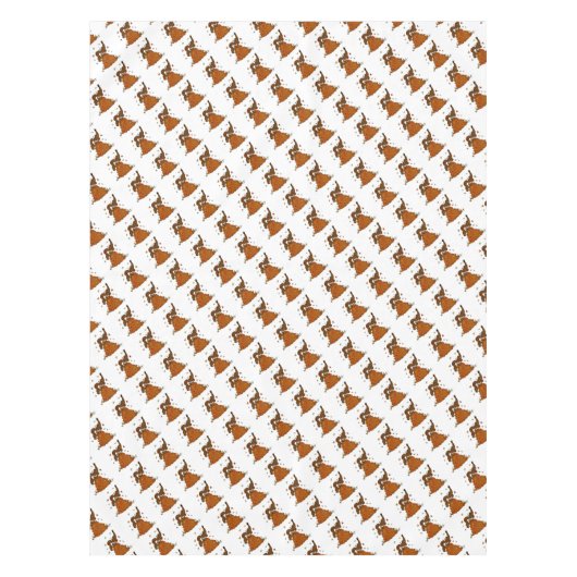 山積みの離れ秋Tableloth テーブルクロス (正面)