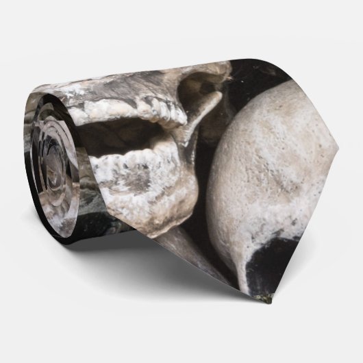 山積みスカル ネクタイ (ロール)