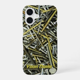 山積みネジ – iPhone 16ケース