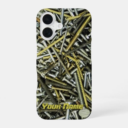 山積みネジ –  iPhone 16ケース (裏面)