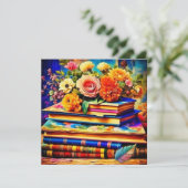 山積みヴィンテージ図書花 (スタンド正面)