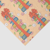 山積み和文様レトロティッシュペーパー 薄葉紙 (詳細)