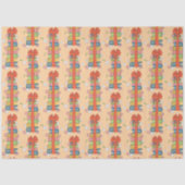 山積み和文様レトロティッシュペーパー 薄葉紙 (正面)