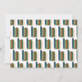 山積み本頭が切れる卒業発表 案内状 (裏面)