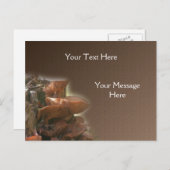 山積み野生キノコ自然 ポストカード (正面/裏面)