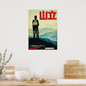 山立山日本ヴィンテージ旅行ポスター ポスター (キッチン)