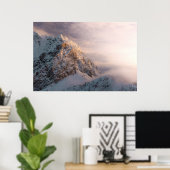 山素晴らしの光と霧 ポスター (ホームオフィス)