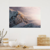 山素晴らしの光と霧 ポスター (キッチン)