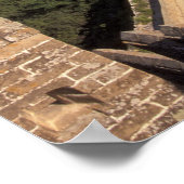 山素晴らしの壁は曲がりくねった ポスター (角)