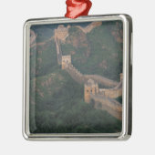 山素晴らしを曲がる壁。 メタルオーナメント (左)