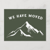 山素朴々我々は新しい家を移動 ポストカード (正面)
